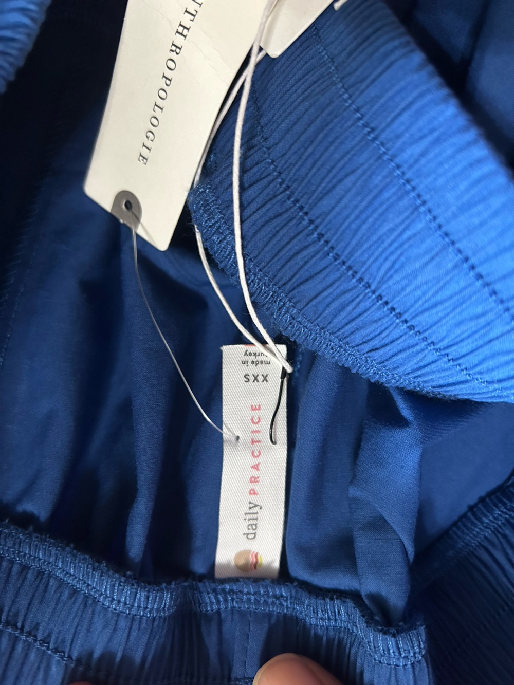 Daily Practice by Anthropologie Game Day Track Midi Skirt Blue Size XXS - Picture 9 of 9